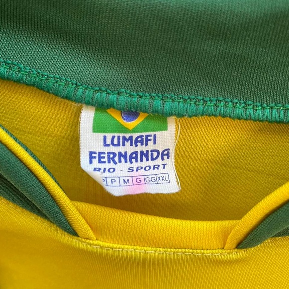 Vintage nike lumafi Fernanda brasil Brazil futbol soccer jersey Ronaldo nozario - Picture 4 of 5